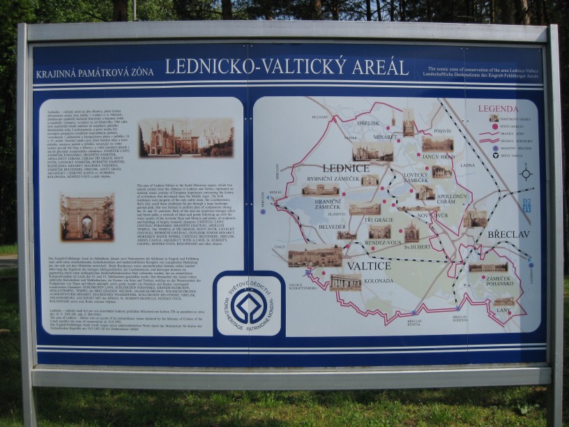Mapa Lednicko-Valtického areálu (14.5.2011)